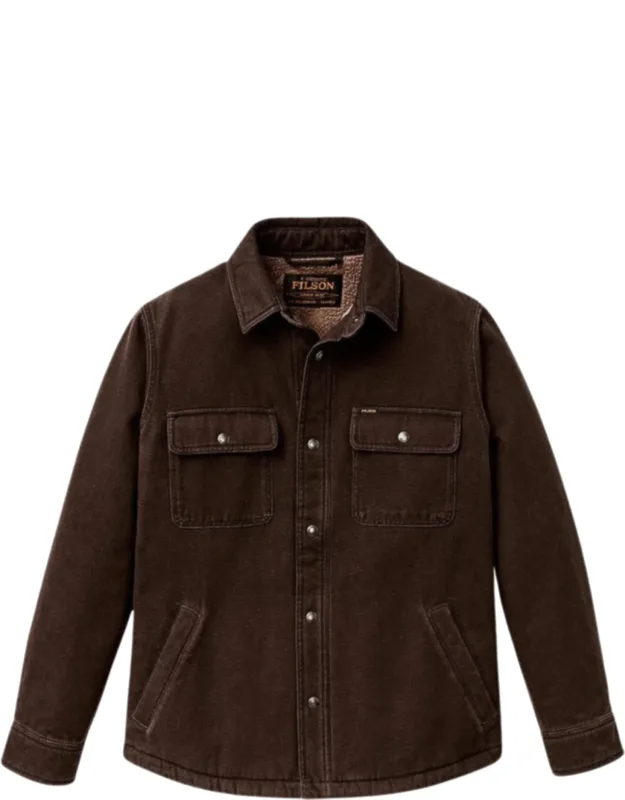 Fleece-lined Cotton Jac-shirt