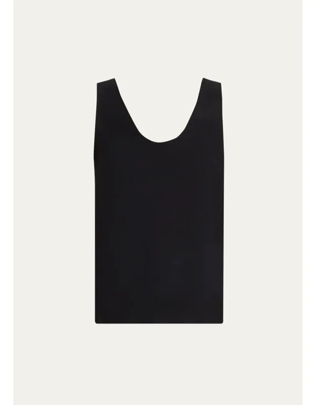 Scoop-neck Cotton Tank Top
