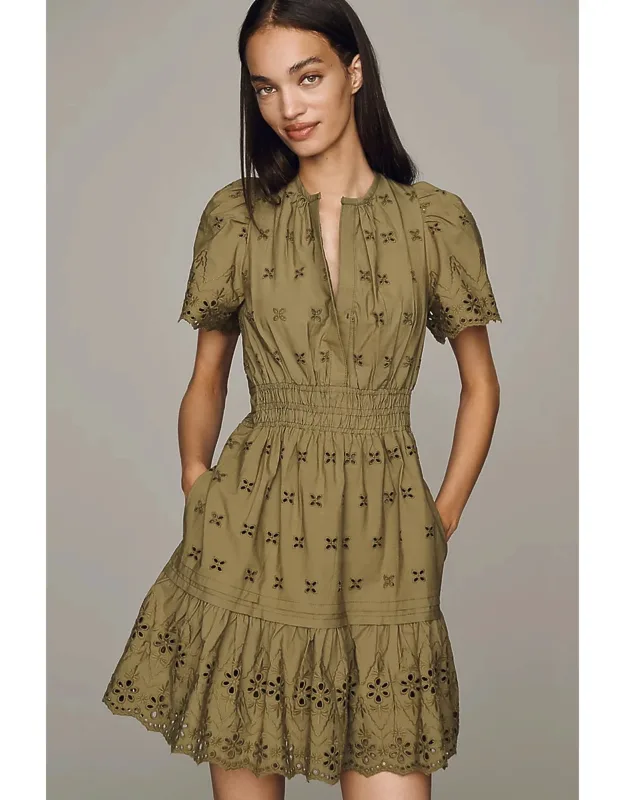 Smocked Mini Dress