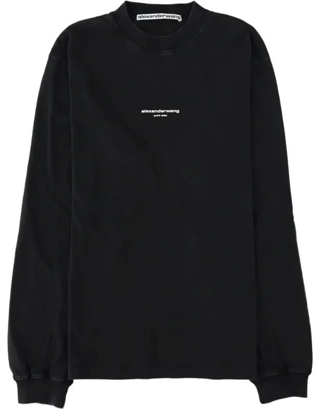 Relaxed Fit Long-sleeve Cotton T-shirt