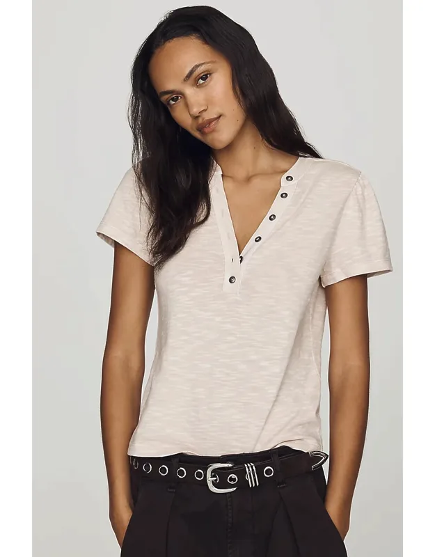 Cotton Henley Tee