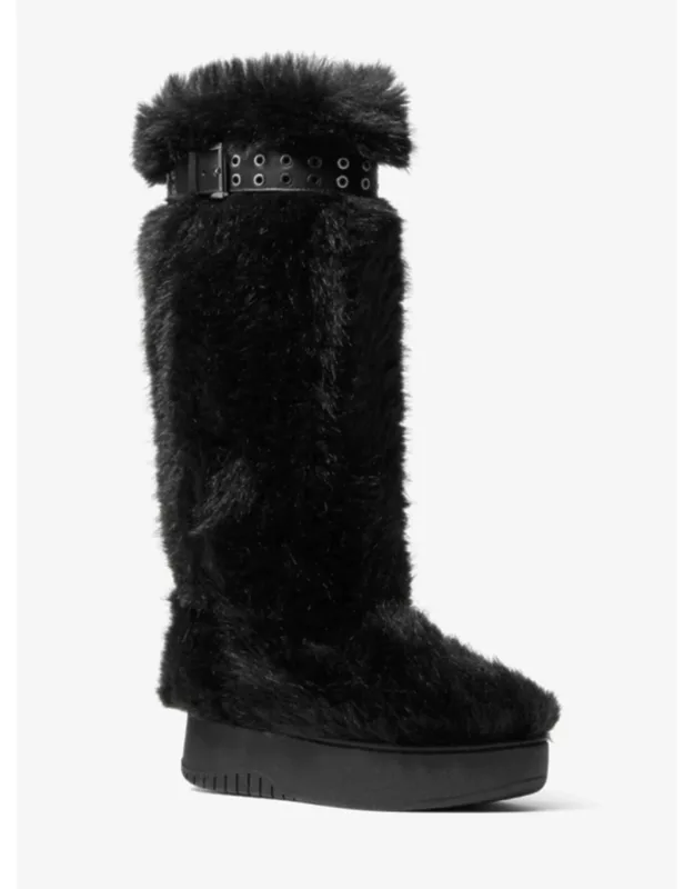 Faux Fur Puffer Boot