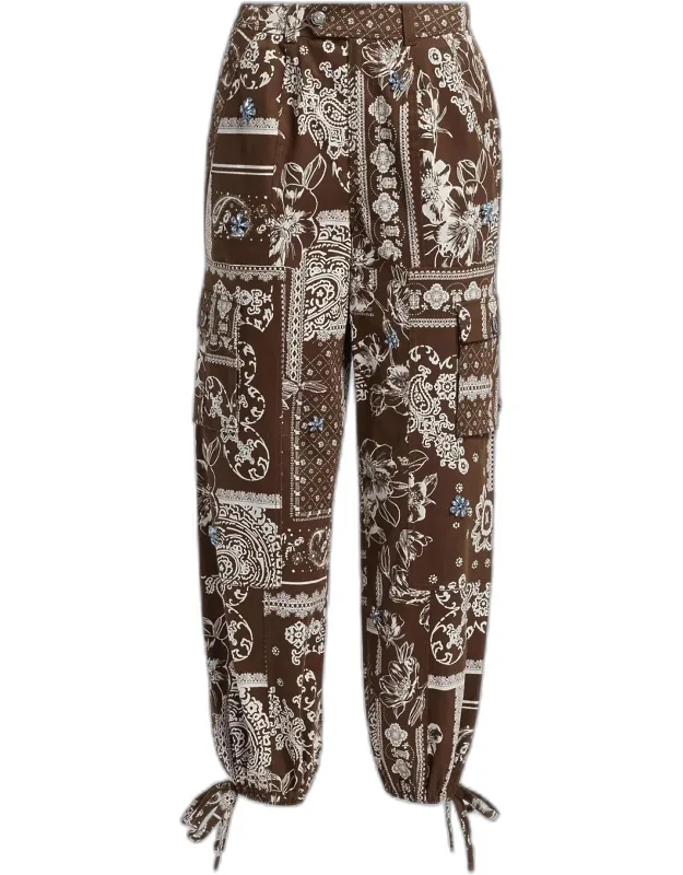 Bandana Cotton Twill Military Pants