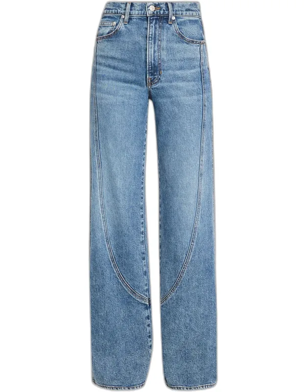 Godet Wide-leg Jeans