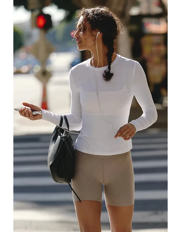 Edna Fitted Long-sleeve Tee