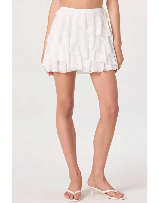 Lace Mini Skirt