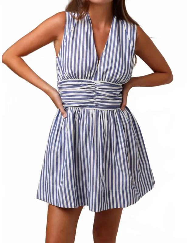 Mini Dress In Stripe