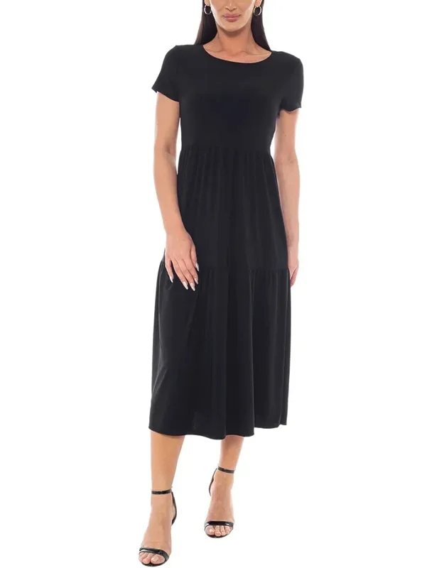 Tiered Midi Dress