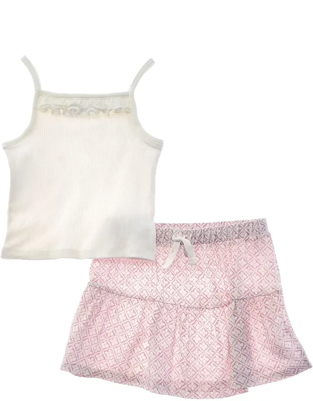 2pc Top & Skirt Set