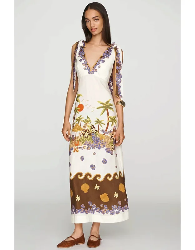 Island Cove Linen Dress