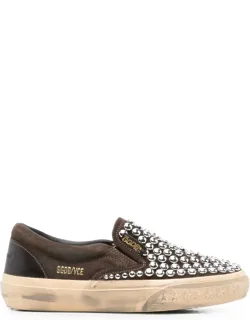 Stud-embellished Sneakers