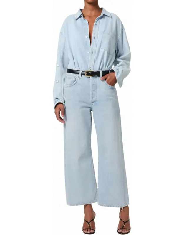Gaucho Wide Leg Jeans