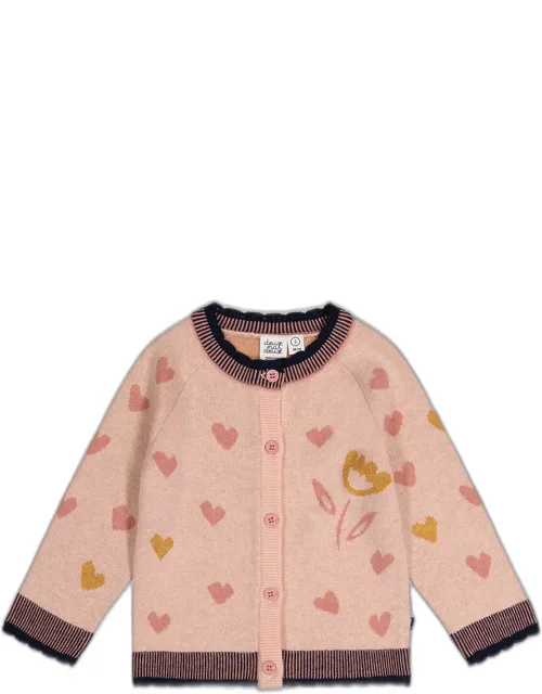 Knitted Jacquard Cardigan