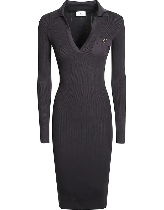 Ribbed Midi Dress