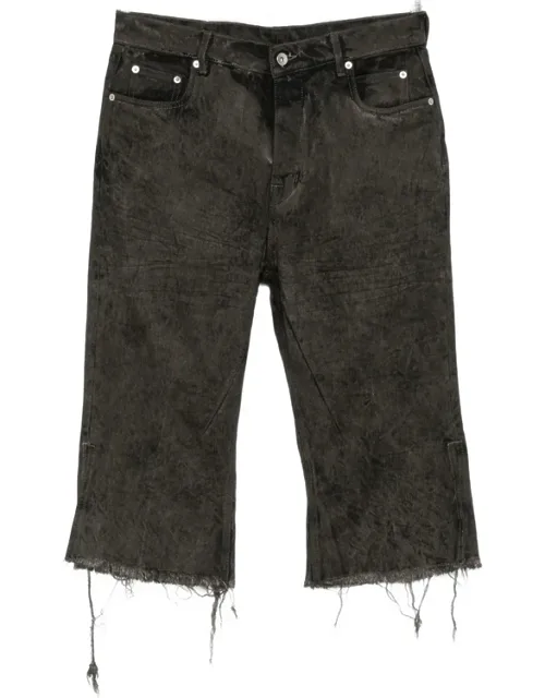 Raw-cut Cropped Jeans
