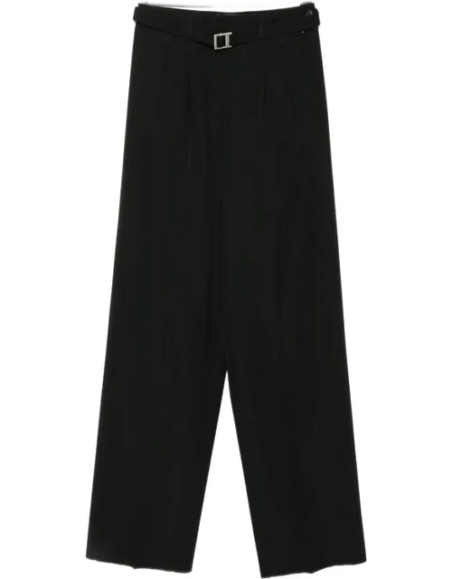 Belted Wide-leg Trousers