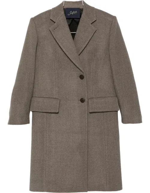 Double-breasted Belted Coat
