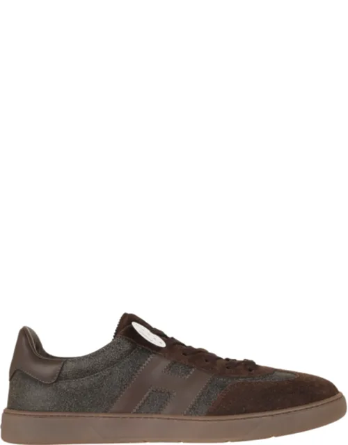 Micro-textured Suede Sneakers