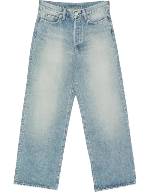 Washed-effect Loose-fit Jeans