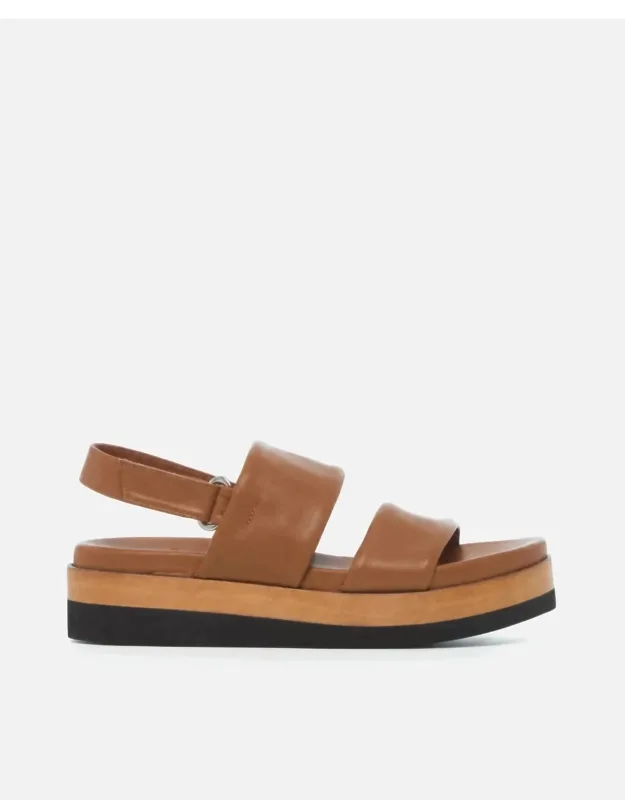 Dude Sandals In Cuoio Leather