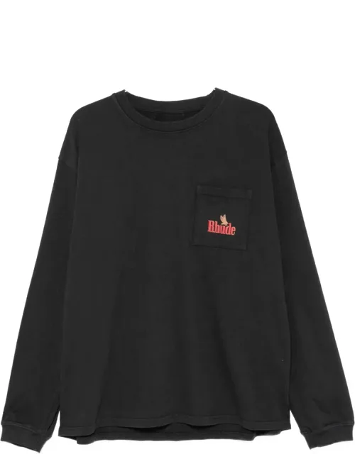 Logo-print Chest-pocket T-shirt