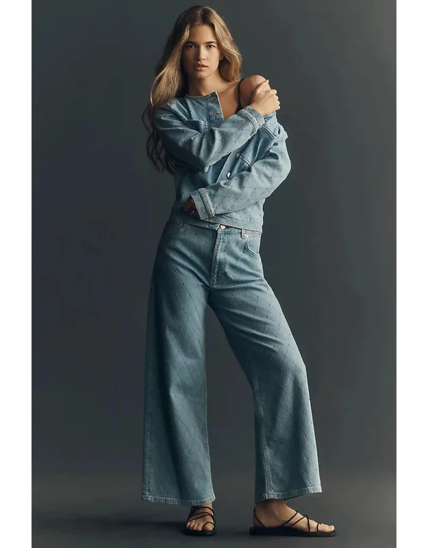 Denim Crop Pants
