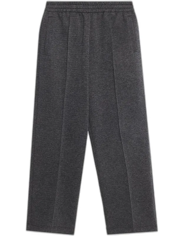 Techno Cashmere-cotton Straight-leg Track Pants