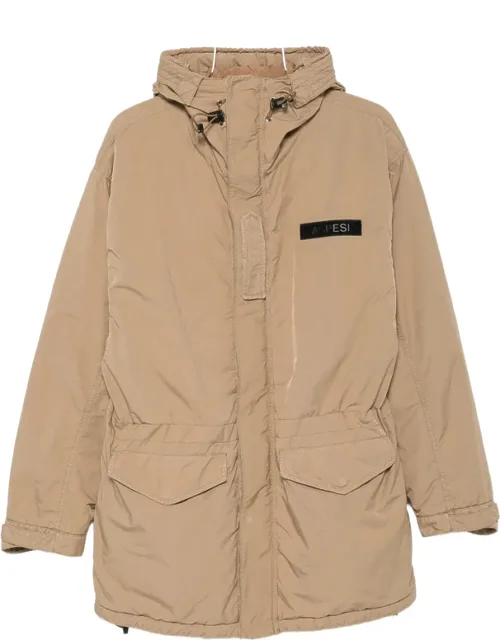Hooded Logo-patch Jacket