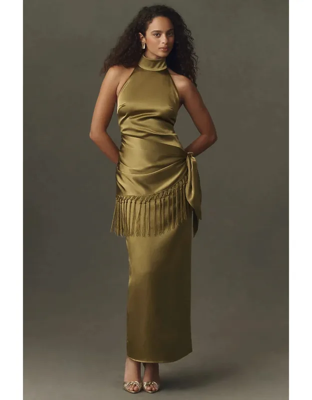 Fringe Sarong Dress