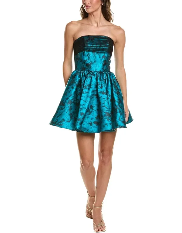 Sweetheart Flare Hem Mini Dress