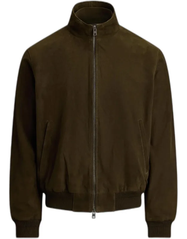 Charleton Suede Bomber Jacket