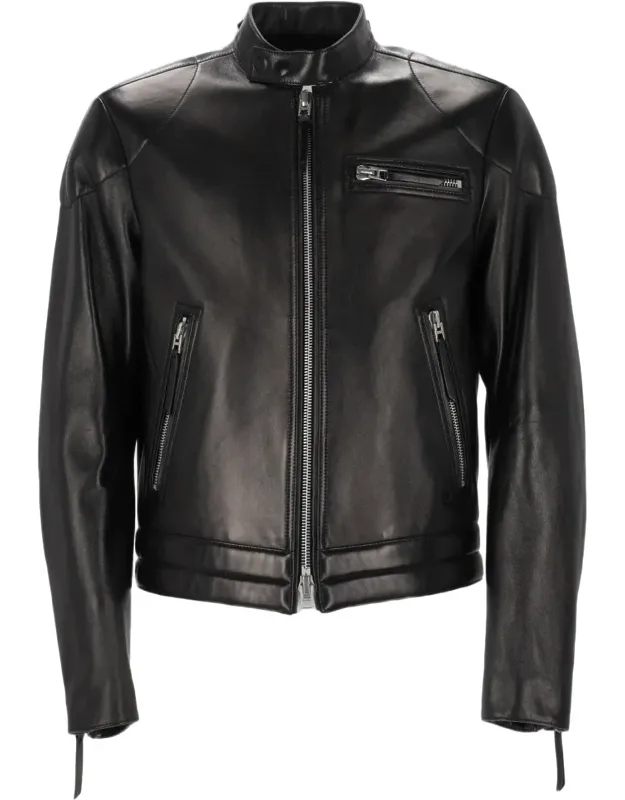 Nappa Leather Biker Jacket