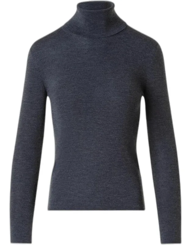Merino Wool Turtleneck Sweater