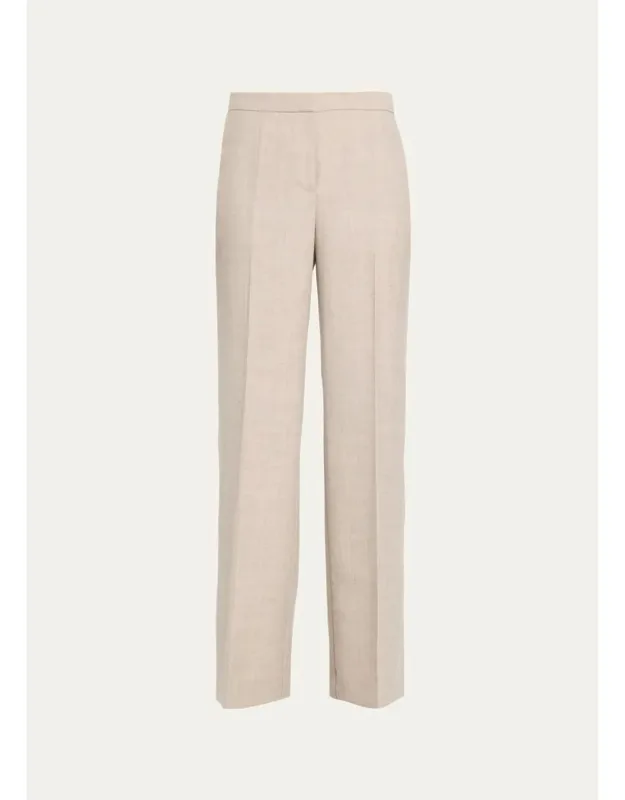 Wool Brushed Twill Pants