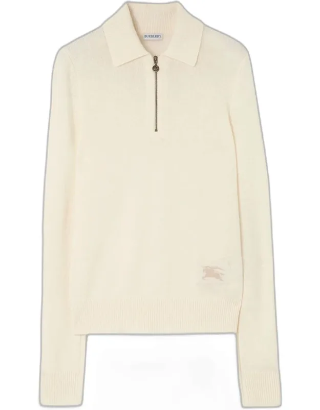 Cashmere Quarter-zip Sweater