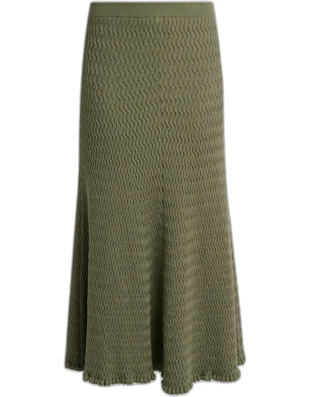 Knit Midi Skirt