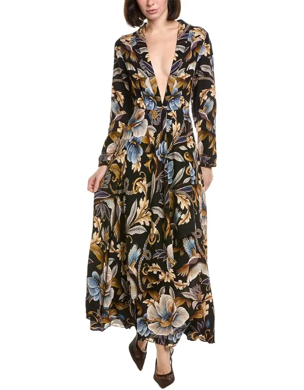 Maxi Dress In Snake Garden