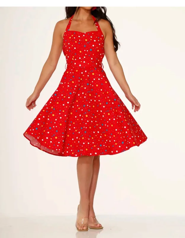 Halter Swing Dress