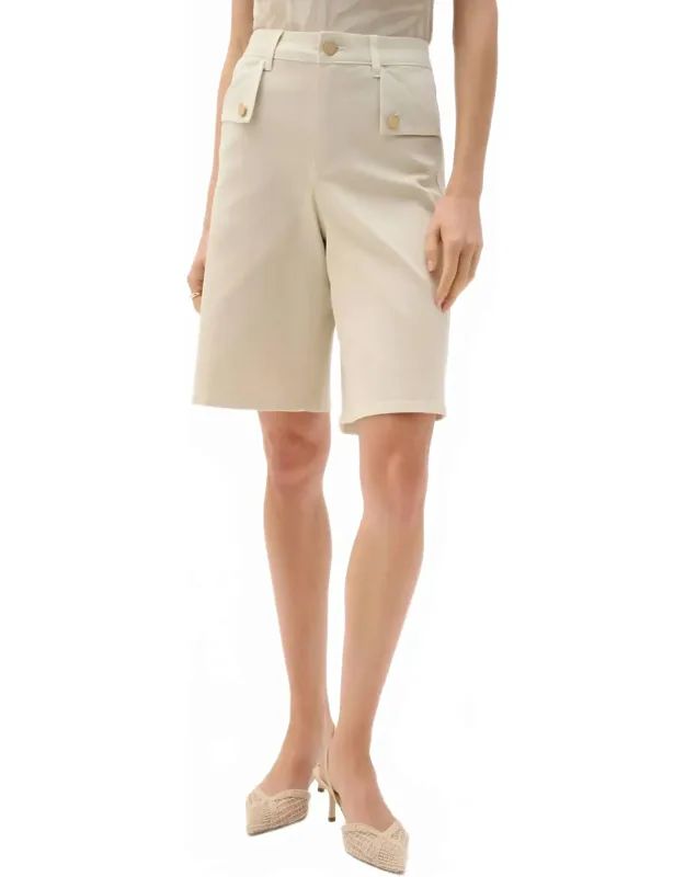 High Waisted Knee-length Shorts