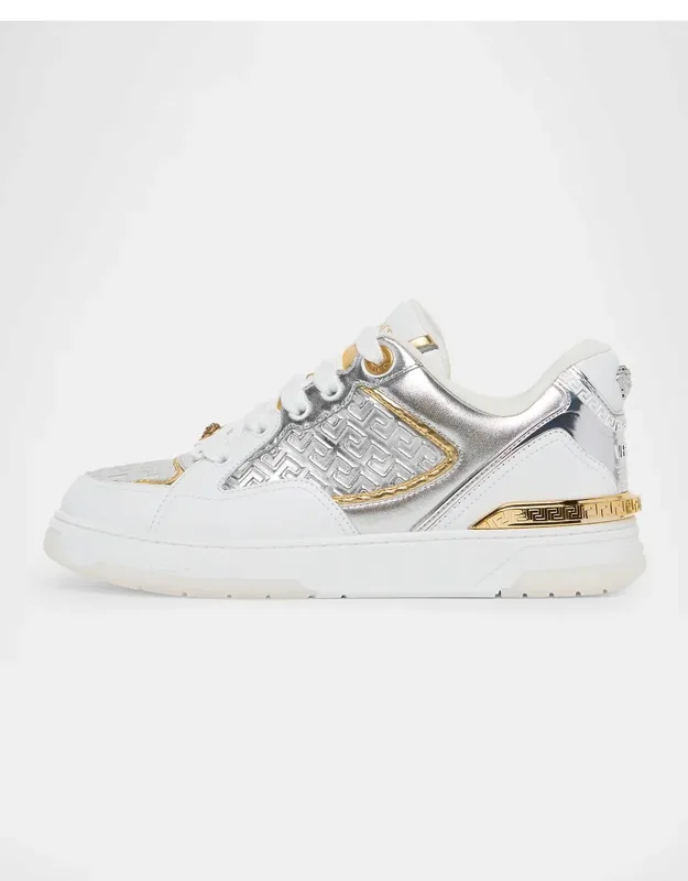 Laminated Leather Sneakers