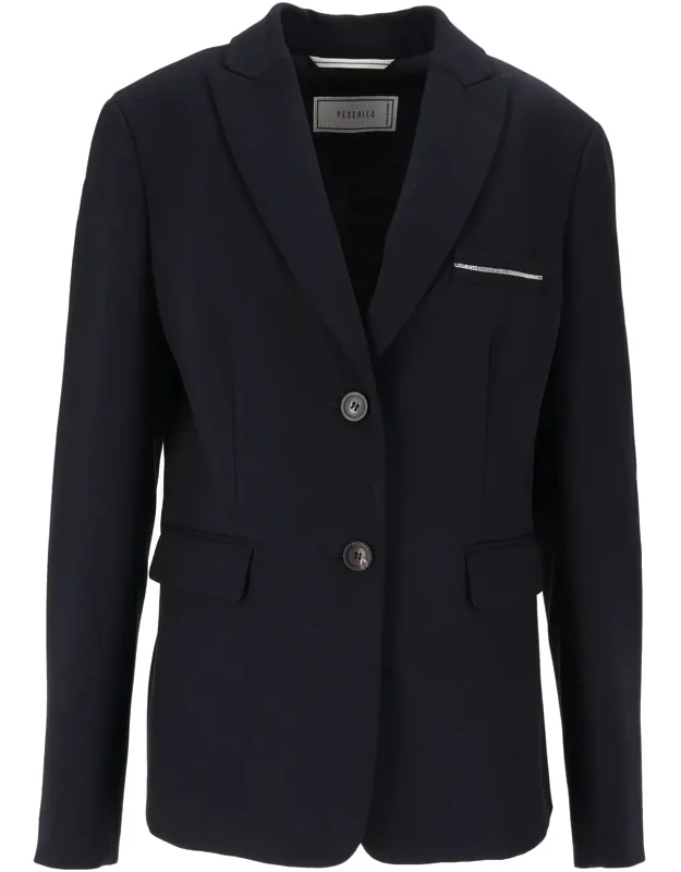 Tailored Classic Lapel Blazer