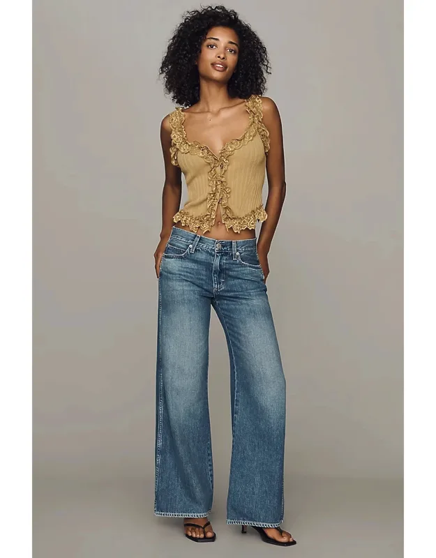 High-rise Wide-leg Jeans