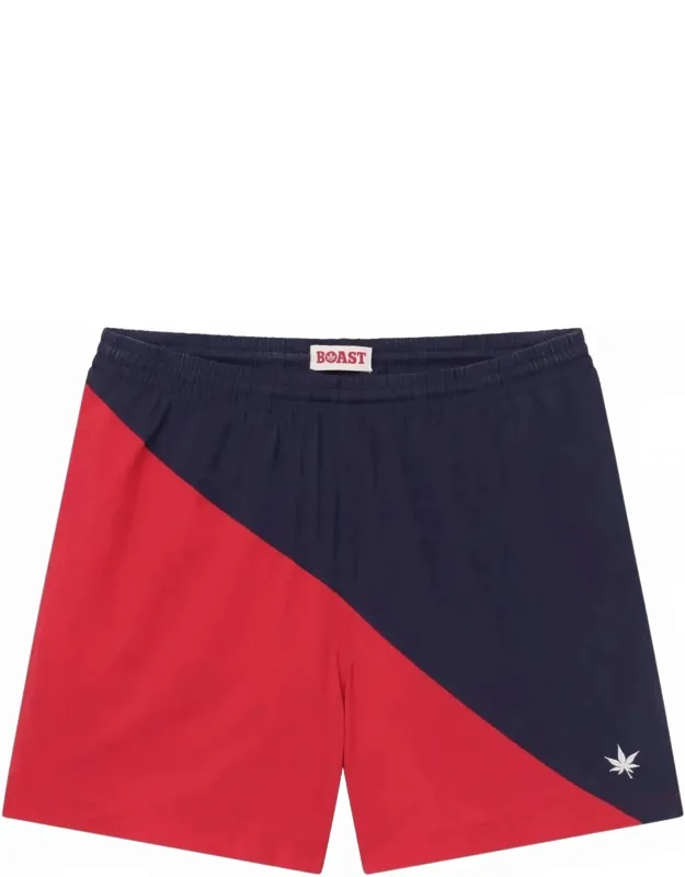 Split Angle Swim Shorts