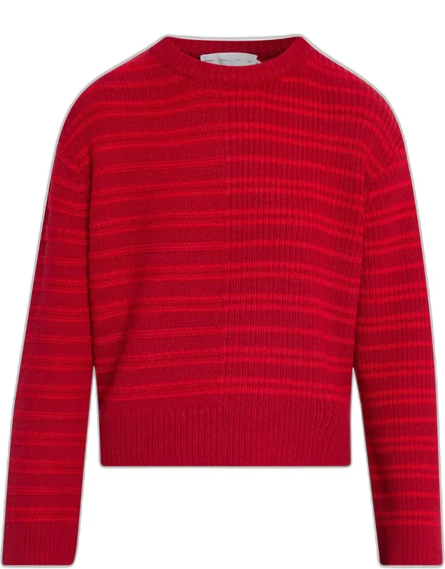 Striped Wool-blend Sweater