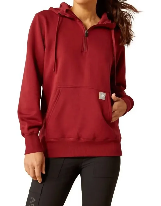 Rebar Skill Set 1/2 Zip Hoodie