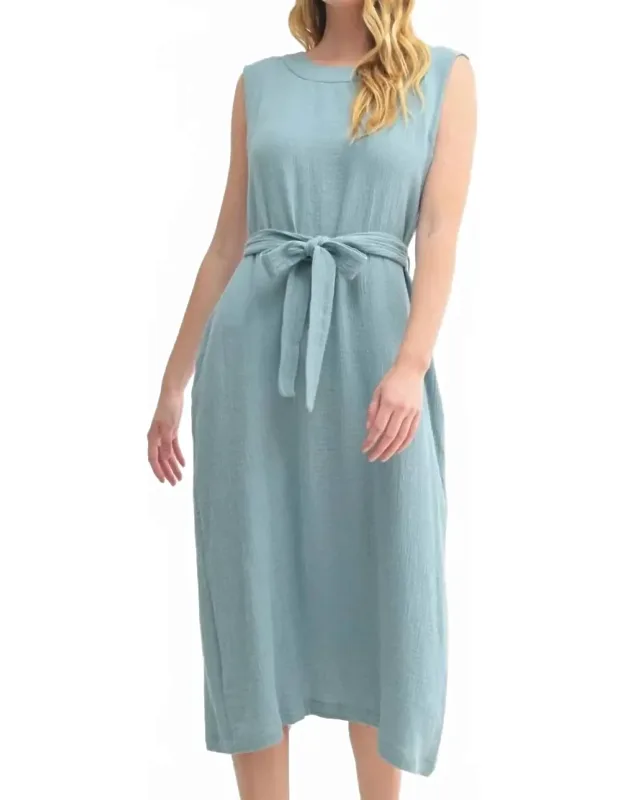 Gauze Midi Dress