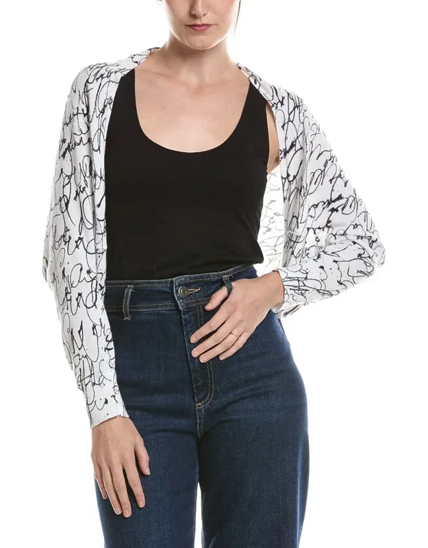 Cursive Shrug Cardigan