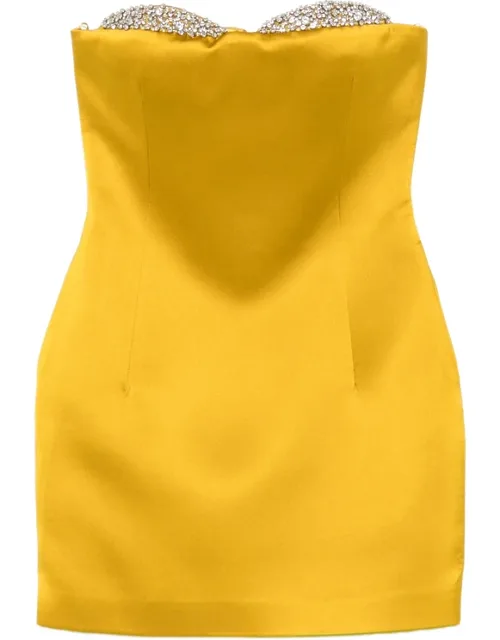Noelie Crystal-embellished Strapless Dress