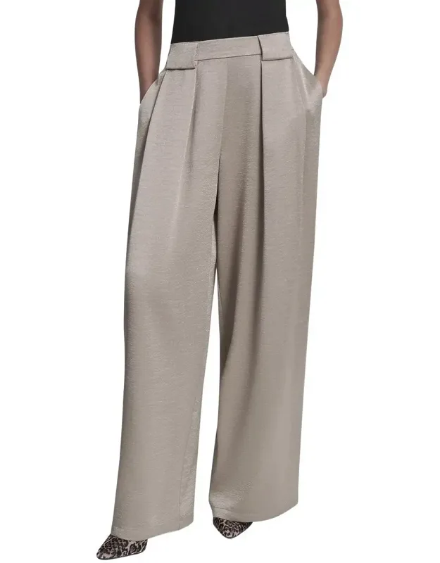 Pleated Wide Leg Pants