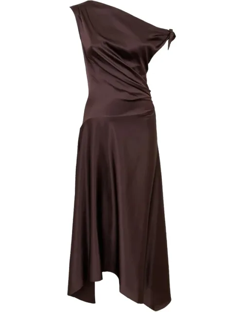Asymmetric Draped Dress